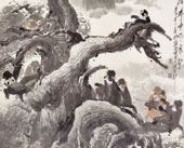 古柏拂云作寒声