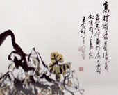 王个簃-凌霄